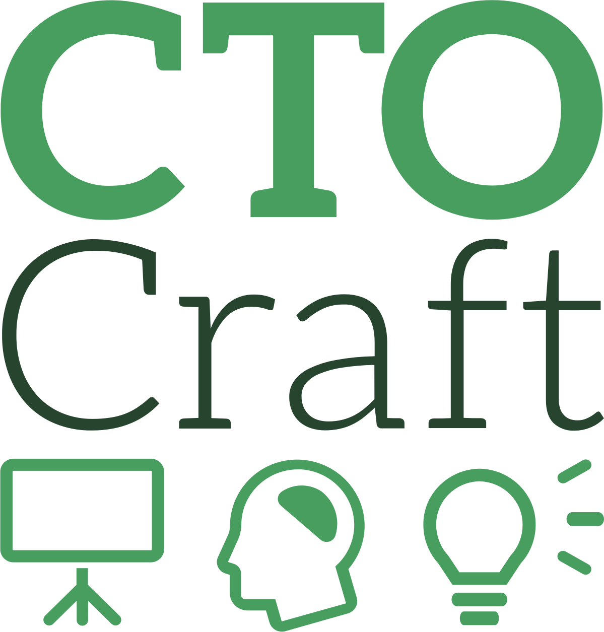 A logo for CTO Craft